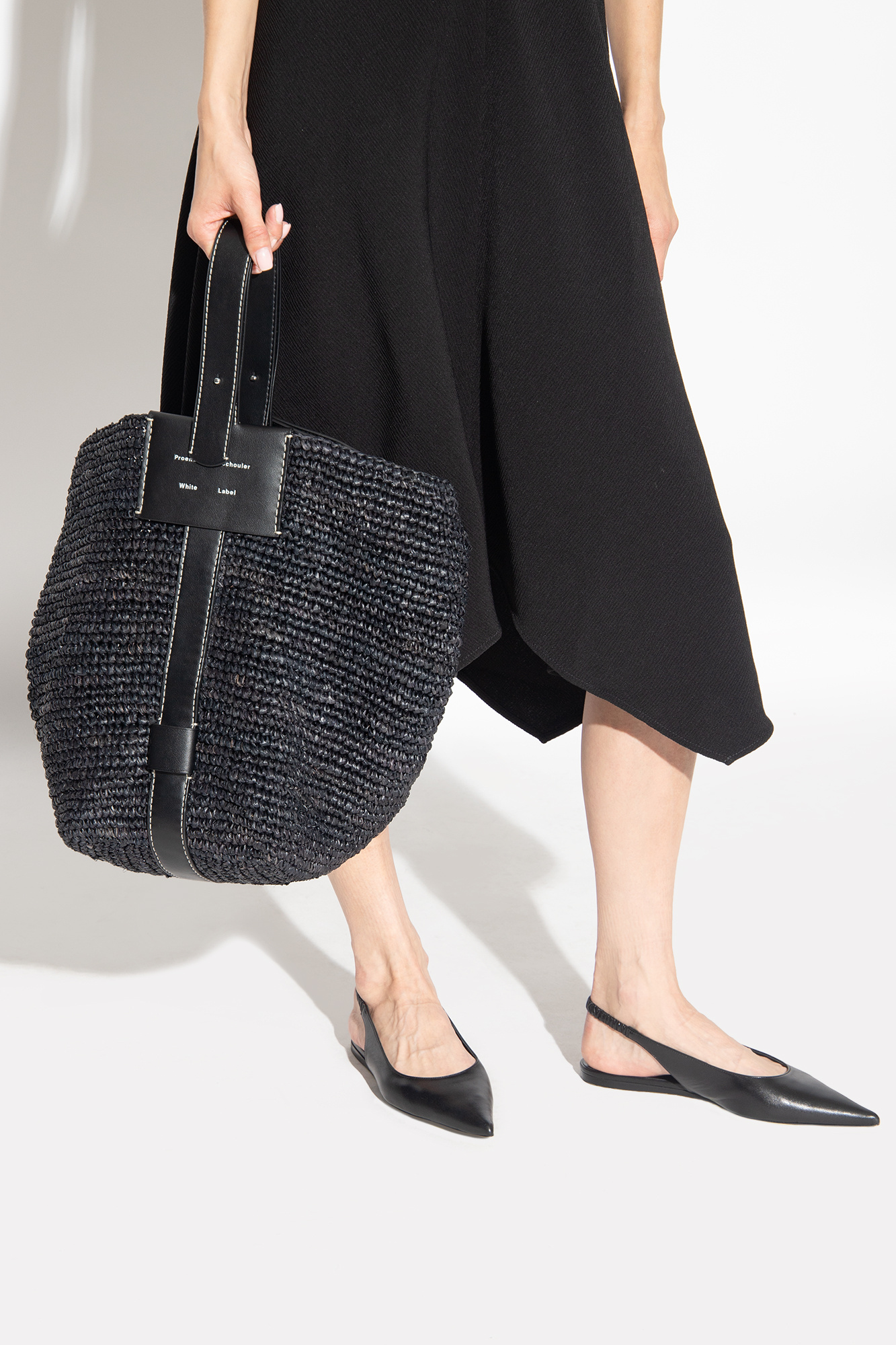 Proenza Schouler Small Quilted PS Harris Bag Black Sullivan